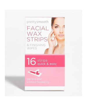 Face facts Pretty smooth vaško juostelės veido depiliacijai 16vnt.