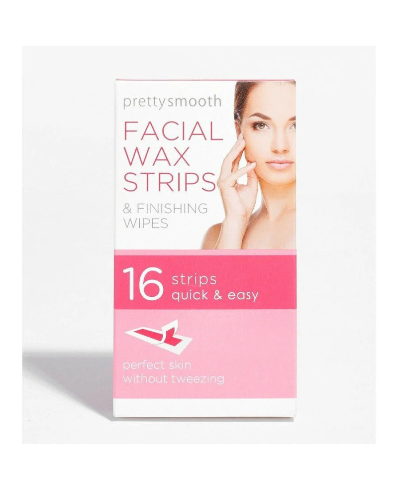 Face facts Pretty smooth vaško juostelės veido depiliacijai 16vnt.