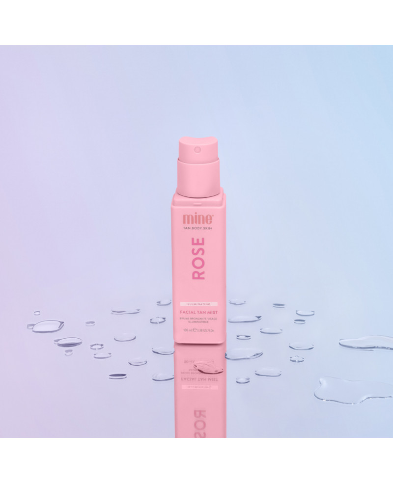 Mine tan rose savaiminio įdegio veido purškiklis 100ml.