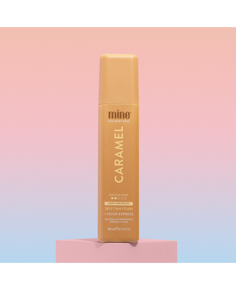 Mine tan caramel savaiminio įdegio putos 200ml.