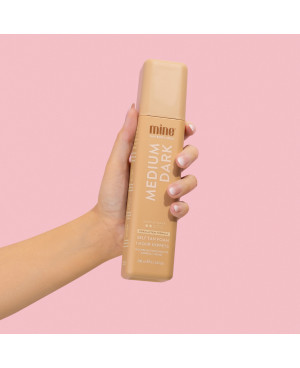 Mine tan Medium dark savaiminio įdegio putos 200ml.