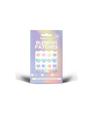 face facts blemish patches - holographic hearts
