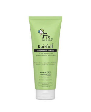 Fixderma kairfoll šampūnas pleiskanojančiai ir riebiai galvos odai 100ml.