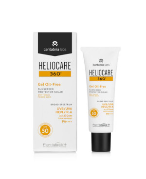 Cantabria Labs Heliocare 360 Oil-Free Gelis SPF 50, 50ml.
