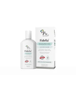 Fixderma fidelia drėkinamasis losjonas sausai odai 250ml.